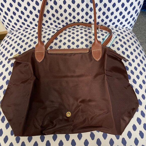 Longchamp  La Pliage Brown Tote Bag - Picture 4 of 7